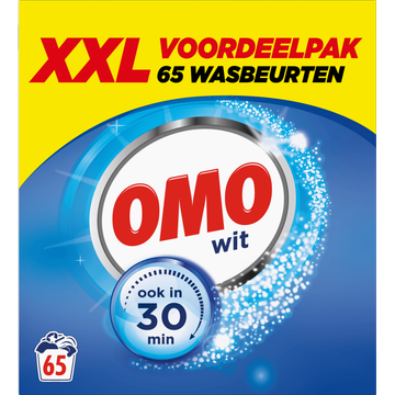 Omo XXL Waspoeder Wit 65 wasbeurten - JUMBO