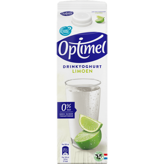 Optimel Drinkyoghurt limoen - Dirk