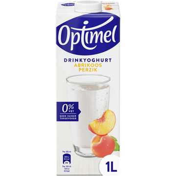 Optimel Langlekker Drinkyoghurt Perzik Abrikoos 0% Vet - JUMBO