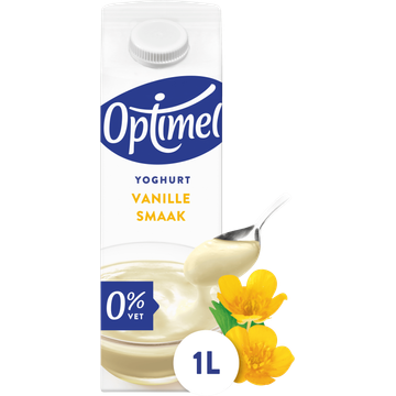 Optimel Magere Yoghurt Vanille 0% Vet 1L - JUMBO