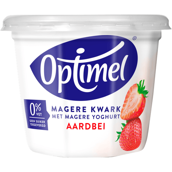 Optimel Magere kwark aardbei - Dirk