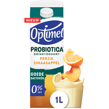 Optimel Probiotica Drinkyoghurt Perzik Sinaasappel 0% Vet - JUMBO