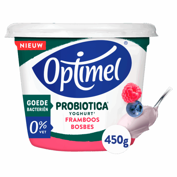 Optimel Probiotica Yoghurt Framboos Bosbes - PLUS