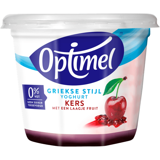 Optimel Yoghurt Griekse stijl kers - Dirk