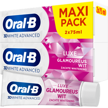 Oral-B Glamorous White Tandpasta - JUMBO