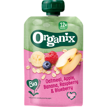 Organix Knijpfruit Haver