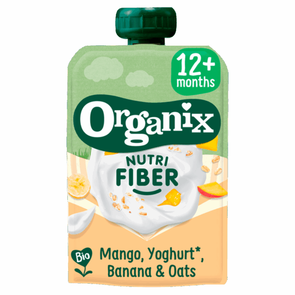 Organix Knijpfruit Mango Yoghurt Banaan 12+m - PLUS
