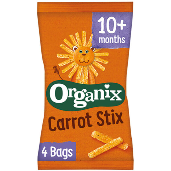 Organix Maïs Sticks met Wortel 4-pack - Albert Heijn
