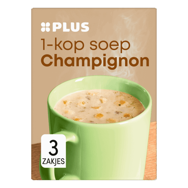 PLUS 1 kops soep champignon - PLUS
