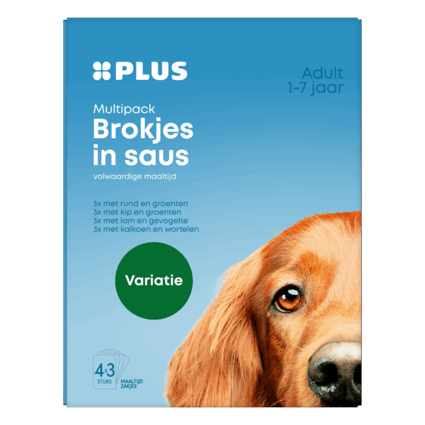 PLUS Adult brokjes in saus - PLUS