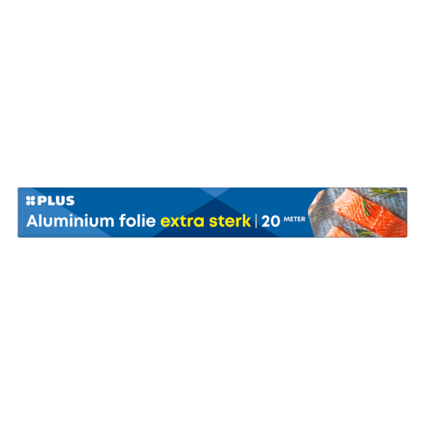 PLUS Aluminiumfolie extra sterk 20m - PLUS