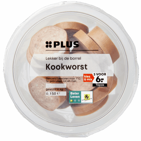 PLUS Antipasti Gelderse gekookte worst - PLUS