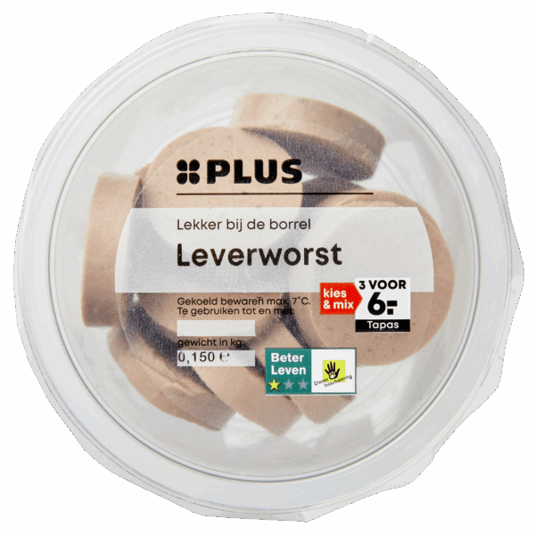 PLUS Antipasti Slagersleverworst - PLUS