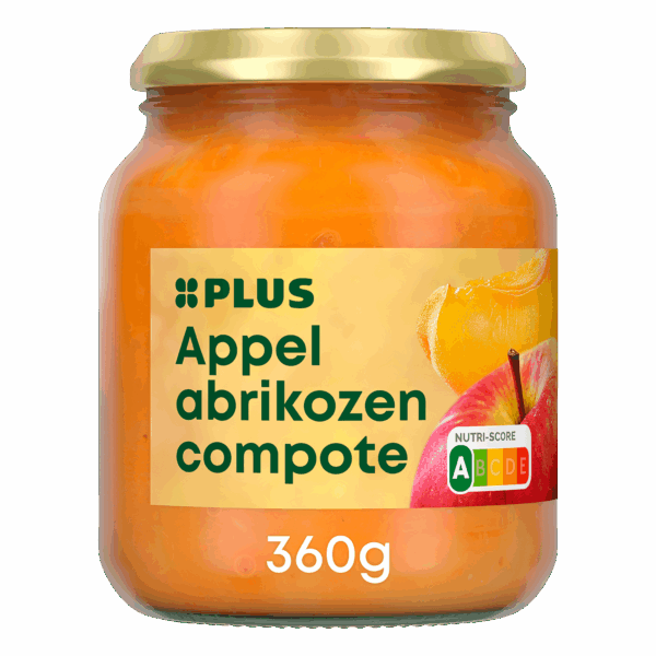 PLUS Appel Abrikozen Compote - PLUS