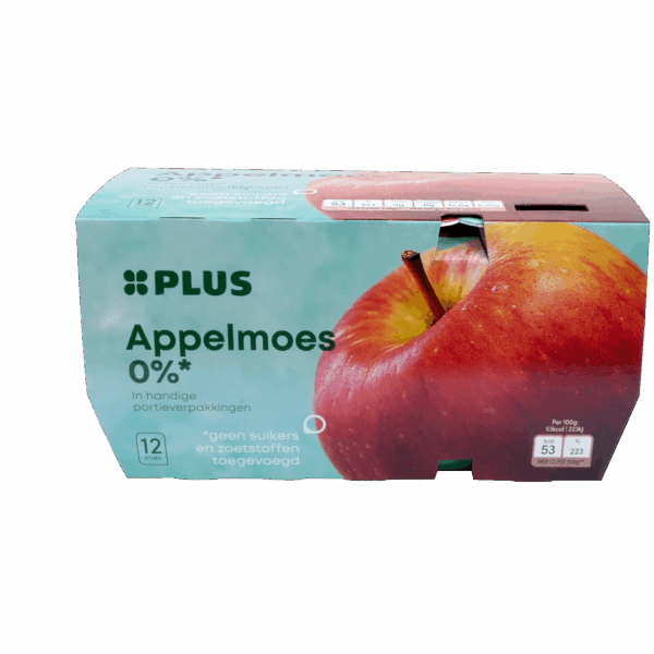 PLUS Appelmoes cups 0% - PLUS