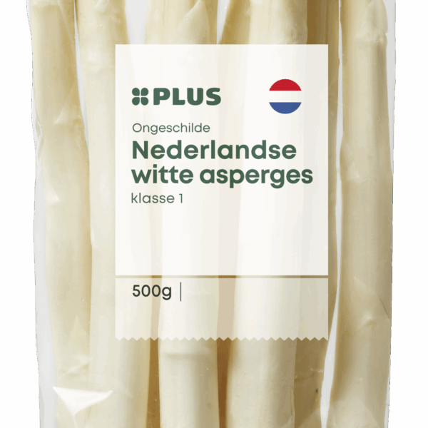 PLUS Asperges Wit Ongeschild - PLUS