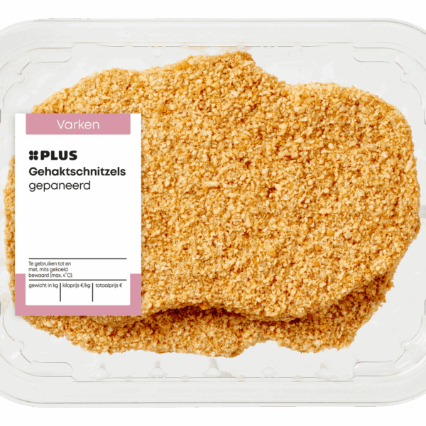 PLUS Beter Leven Gehaktschnitzels Gepaneerd - PLUS