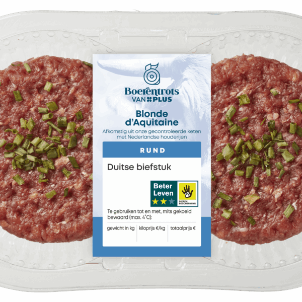 PLUS Boerentrots Duitse biefstuk 2 stuks - PLUS