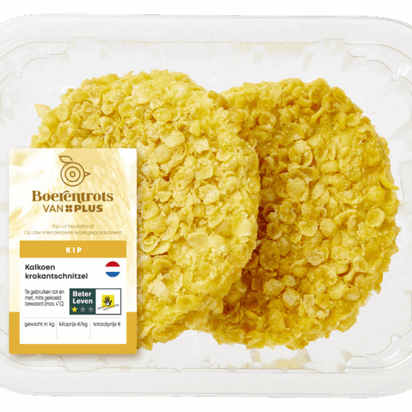 PLUS Boerentrots Kalkoen krokantschnitzel - PLUS