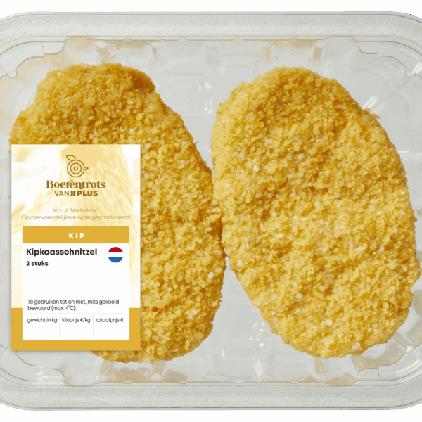 PLUS Boerentrots Kipkaasschnitzel - PLUS