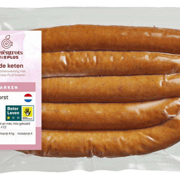 PLUS Boerentrots Knakworst 5x40gr - PLUS