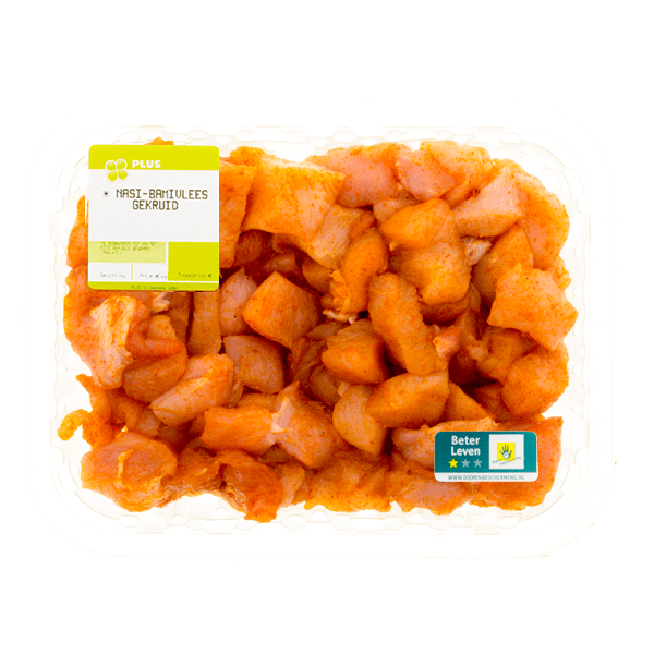 PLUS Boerentrots Nasi-bamivlees gekruid - PLUS