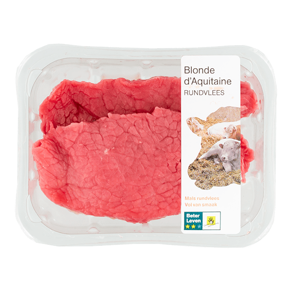 PLUS Boerentrots Rundersteak naturel BLAQ 2 st - PLUS