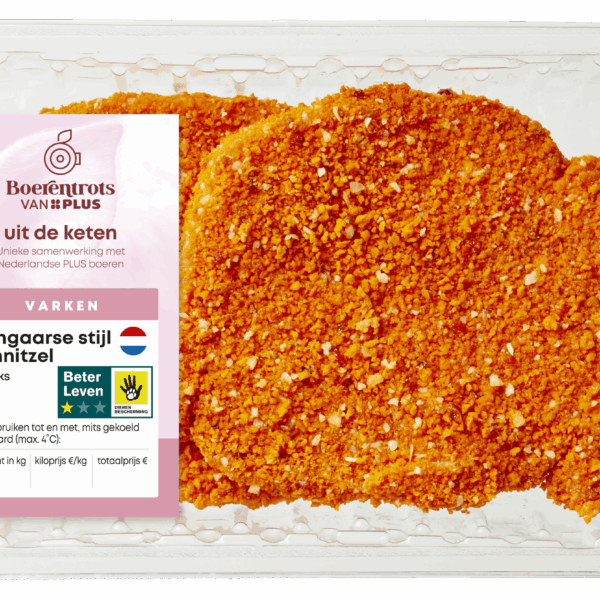 PLUS Boerentrots Schnitzel Hongaarse stijl 2st - PLUS