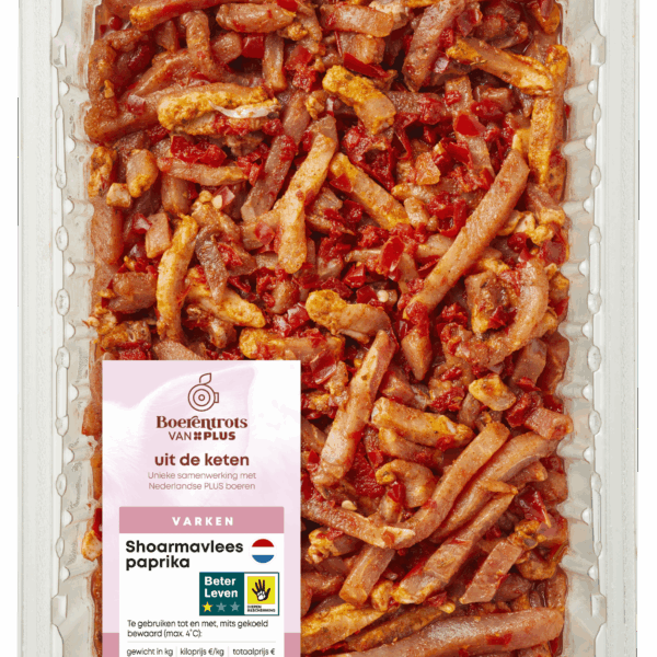 PLUS Boerentrots Shoarmavlees pap - PLUS