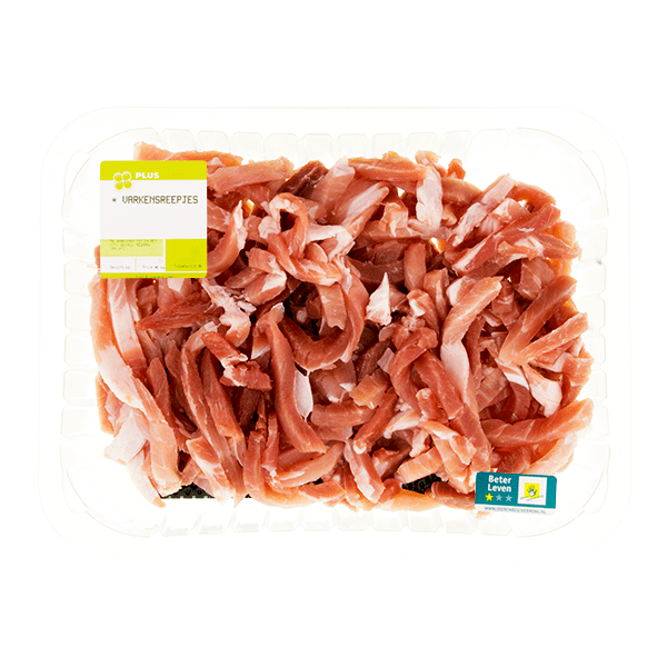 PLUS Boerentrots Varkensreepjes - PLUS
