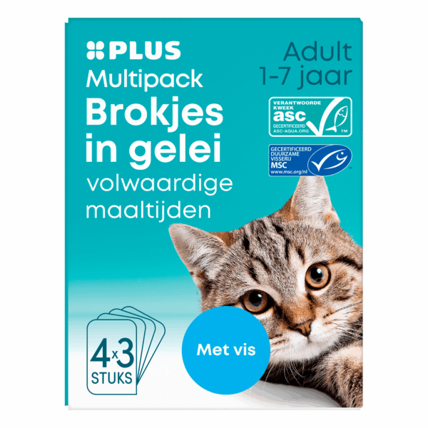 PLUS Brokjes in Gelei Multipack Vis Adult - PLUS