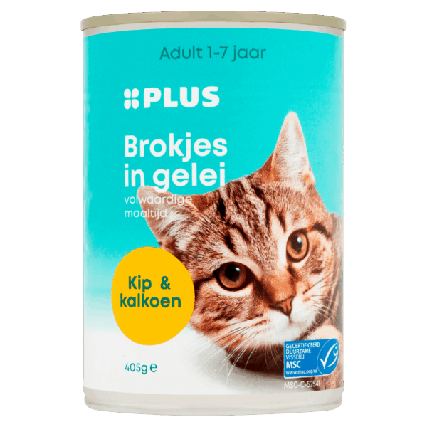 PLUS Brokjes in gelei Kip & kalkoen - PLUS