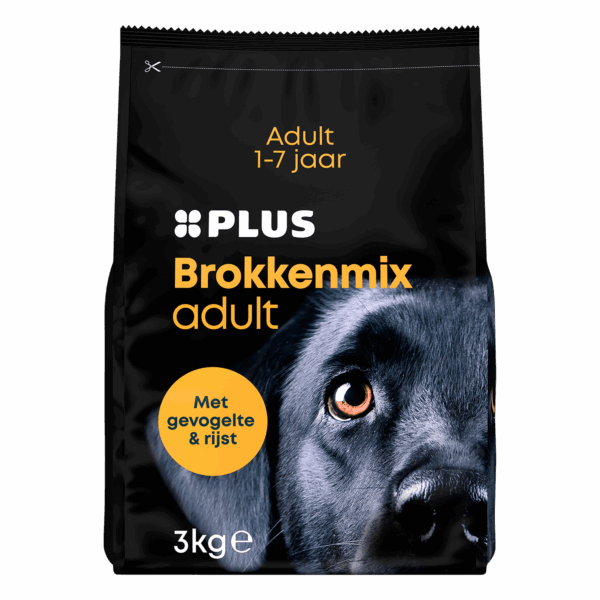 PLUS Brokkenmix Adult Gevogelte & Rijst - PLUS