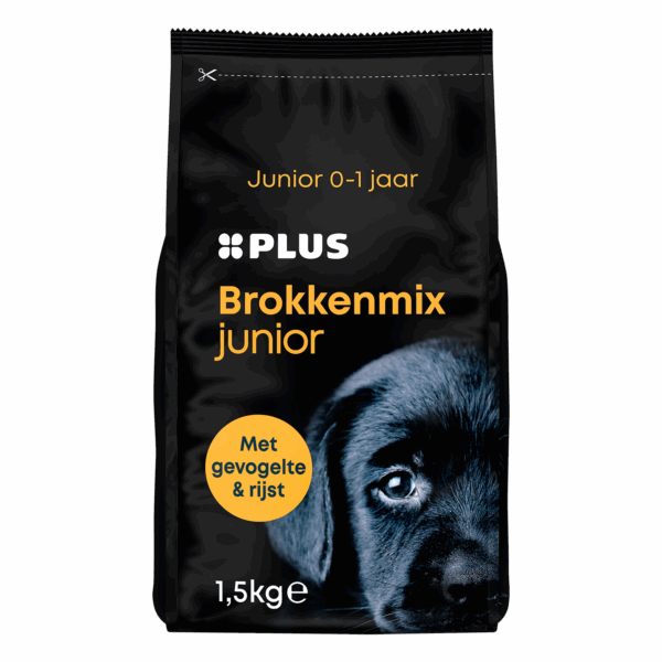 PLUS Brokkenmix junior gevogelte & rijst - PLUS
