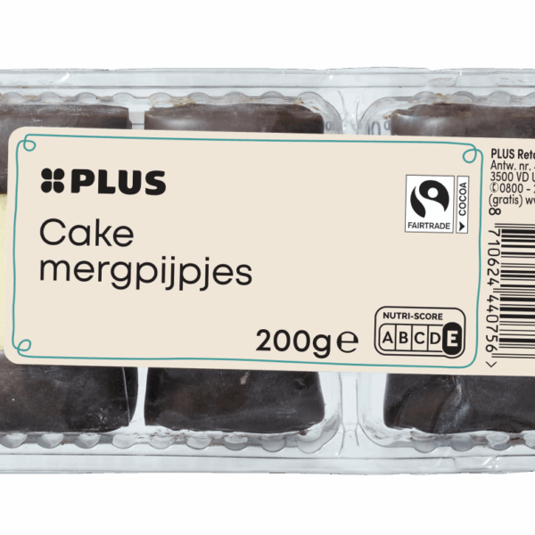 PLUS Cake mergpijpjes Fairtrade - PLUS
