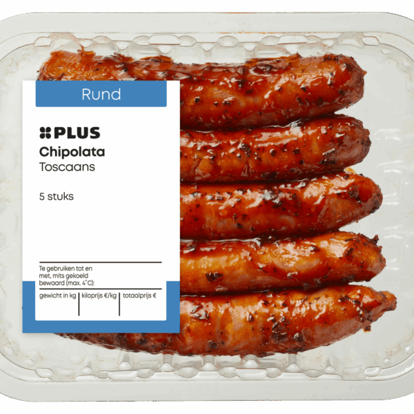 PLUS Chipolata Toscaans 5 stuks - PLUS