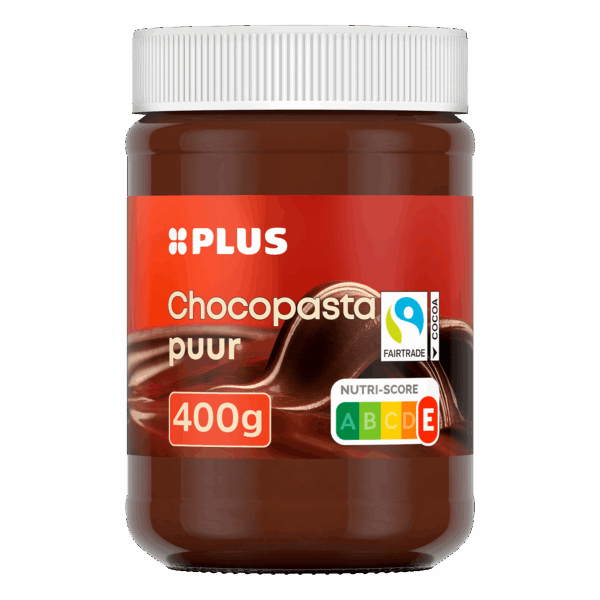 PLUS Chocopasta puur Fairtrade - PLUS