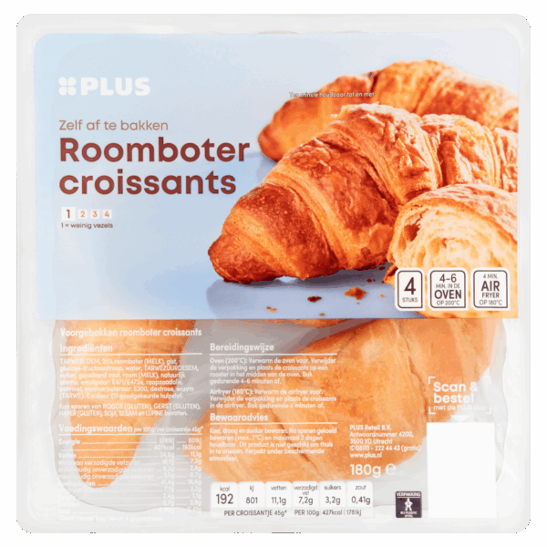 PLUS Croissants roomboter - PLUS