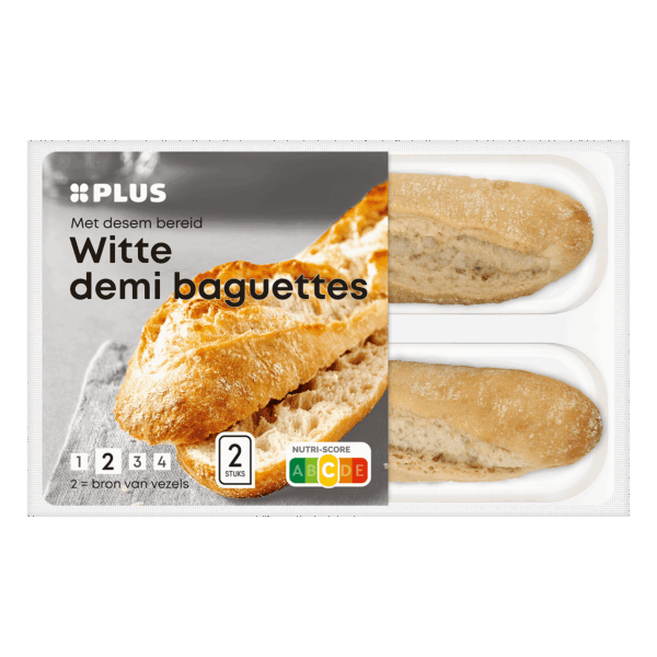 PLUS Desem demi baguette wit - PLUS