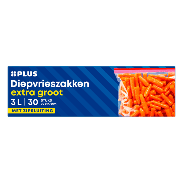 PLUS Diepvrieszakken hersluitbaar 3L - PLUS