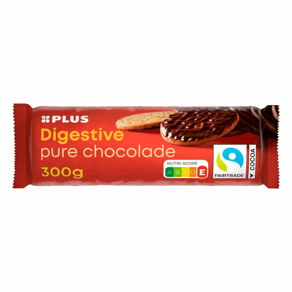 PLUS Digestive Puur Fairtrade - PLUS