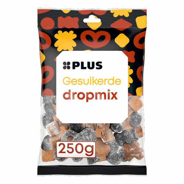 PLUS Dropmix gesuikerd - PLUS
