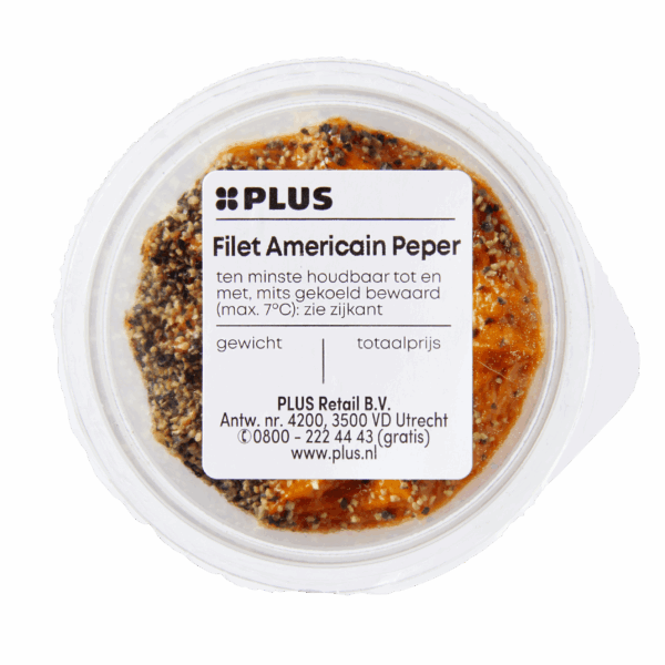 PLUS Filet americain peper cup - PLUS