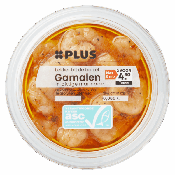 PLUS Garnalen in pittige marinade - PLUS