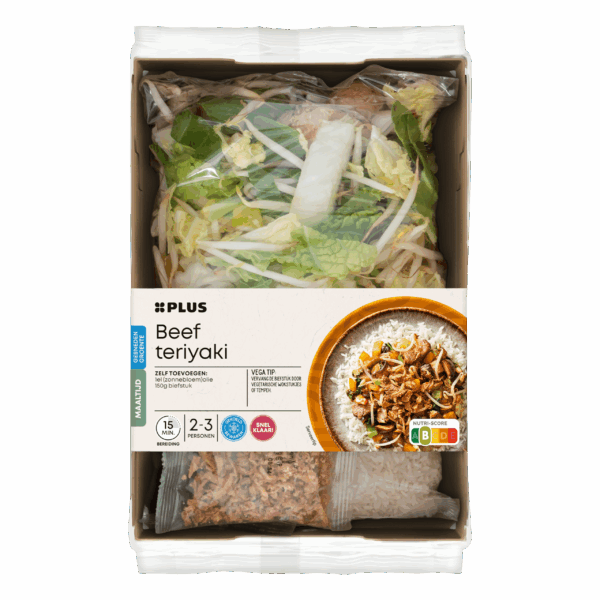 PLUS Gesneden verspakket beef teriyaki - PLUS