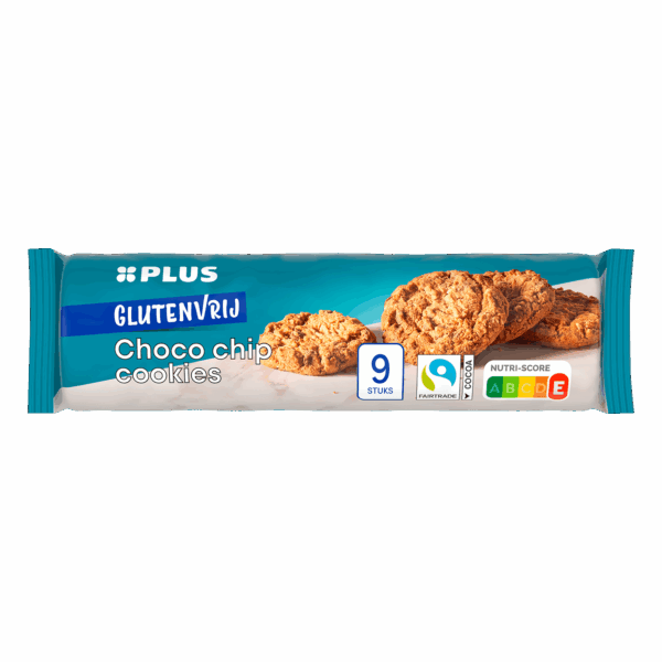 PLUS Glutenvrije choco chip cookies - PLUS