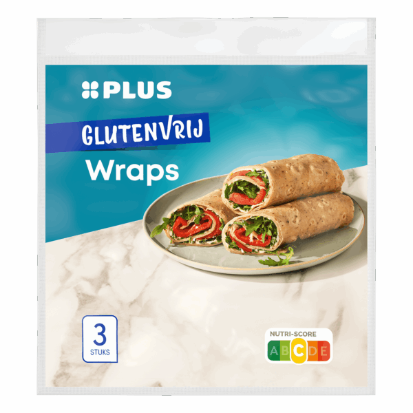 PLUS Glutenvrije wraps 3 stuks - PLUS