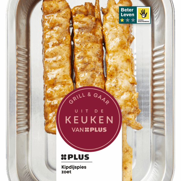 PLUS Grill & Gaar BLK Kipdijspies - PLUS