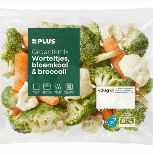 PLUS Groentemix broccoli wortel bloemkool - PLUS