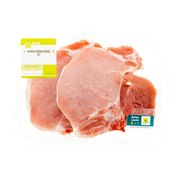 PLUS Haaskarbonade 2 stuks - PLUS